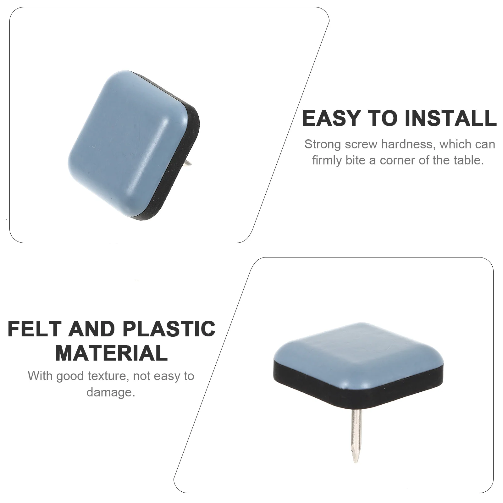 Furniture Slides Chair Leg Floor Protectors Glides for Hardwood Floors Carpet Rug