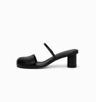 Summer Cover Toe Women Mules Slippers Elegant Slip On Singbacks Slides Ladies Outdoor Street Style Sandalias