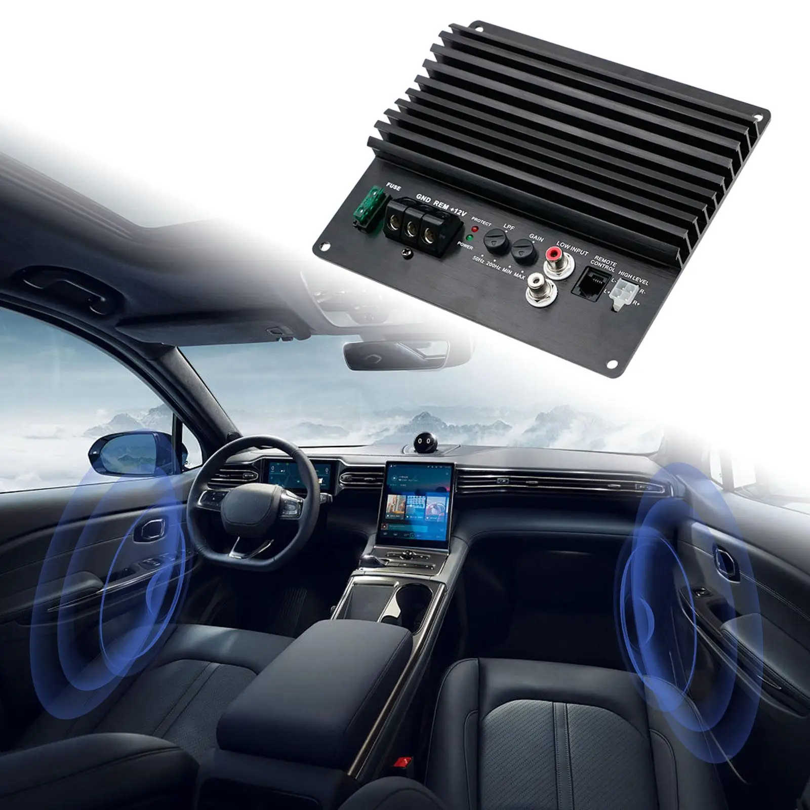 Audio Amplifier DIY sub Bass Amp High Power Easy to Install Car Amp Board amplifier board