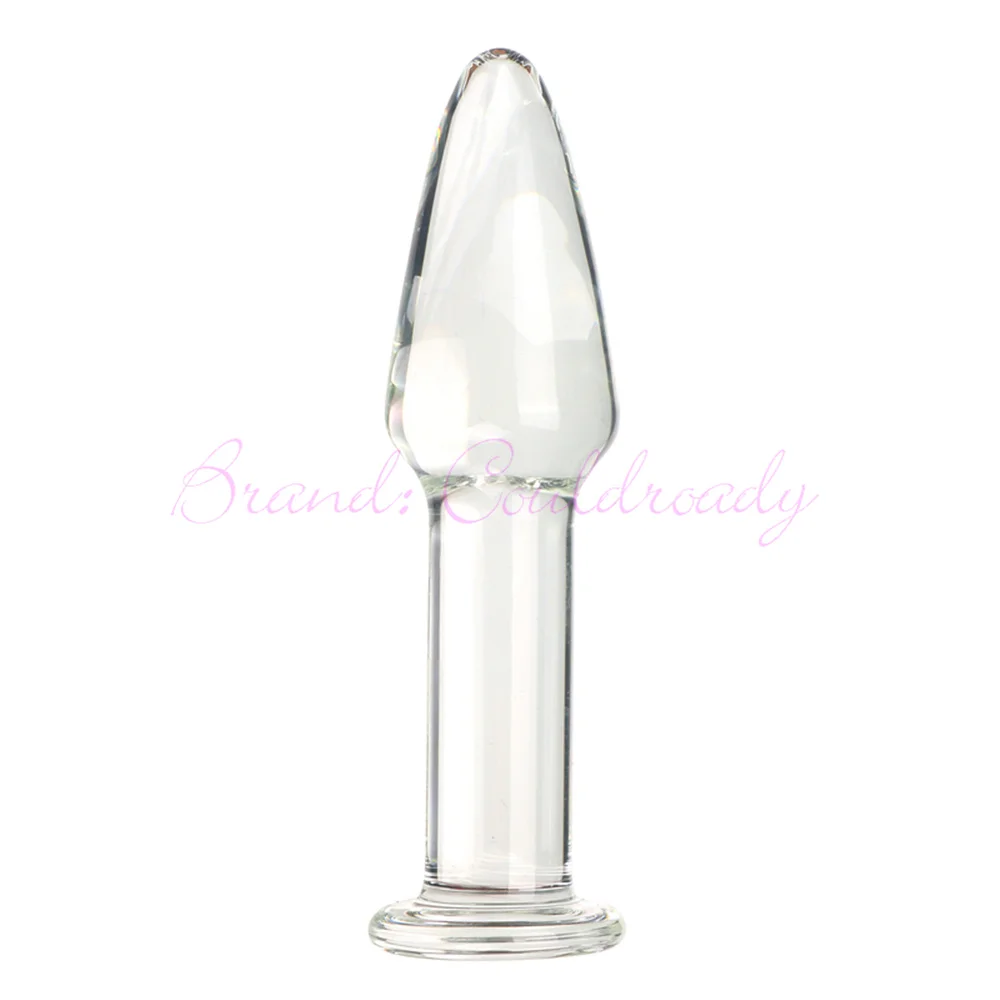 Large Crystal Butt Plug Vagina Ball Big Pyrex Glass Anal Dildo Bead Adult Sex Toys for Women Men Gay Masturbator