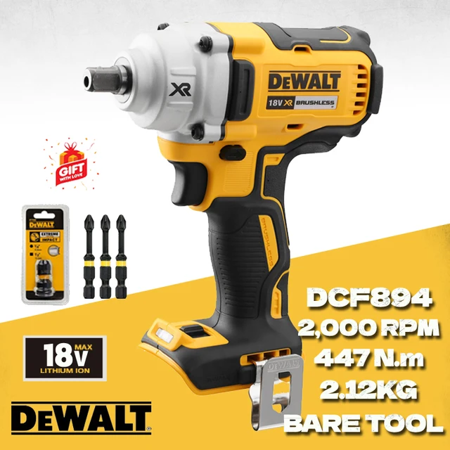 DEWALT DCF894 Impact Wrench Body Only High Torque 18V Brushless LiIon