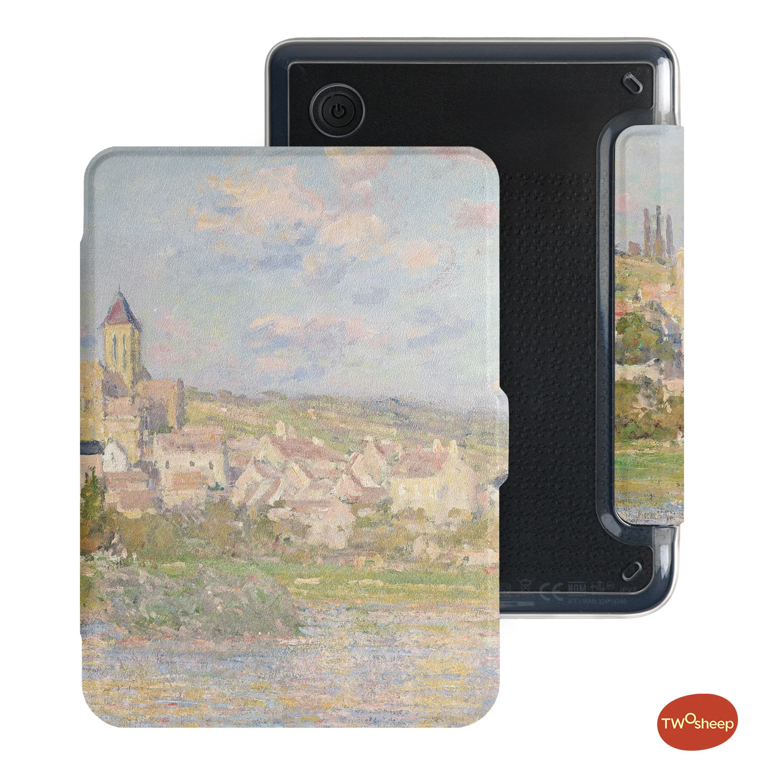 Twosheep Magnetic Detachable Cover with Clear Back in Classic Oil Painting Style