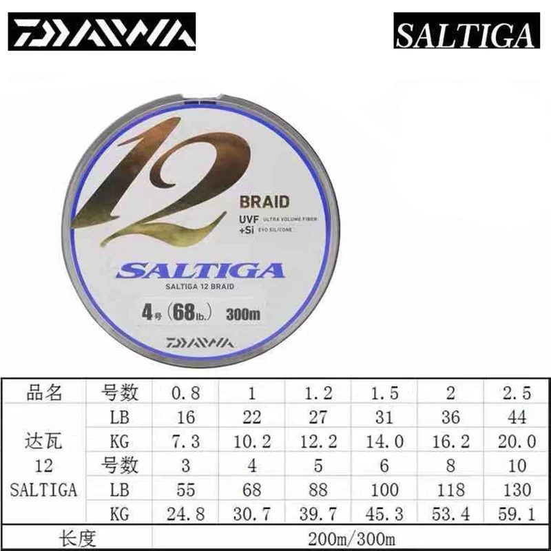 UVFSaltiga sensor EX si 12 Fishing line 12 braided Main line multifilament  PE line for Ocean fishing line 100% original