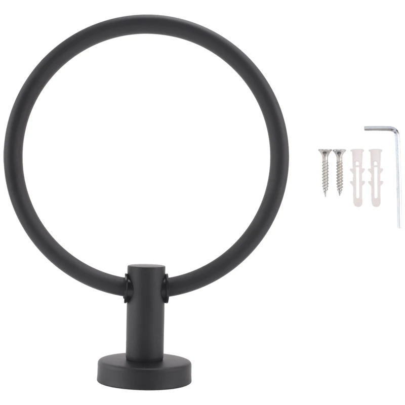 Towel Ring For Bathroom, Hand Towel Holder Round Towel Hanger Wall Mount 304 Stainless Steel Brushed Finish