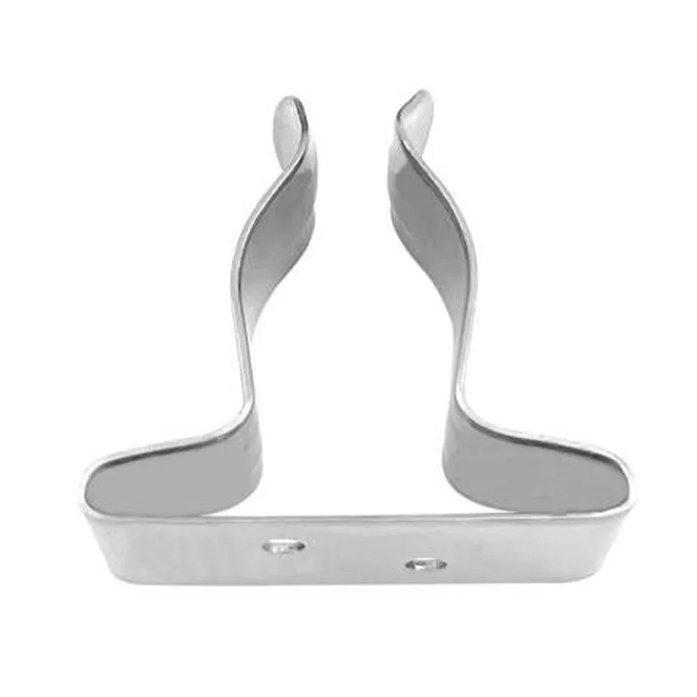1Pc Boat Hook Holder Clips 304 Stainless Steel Paddle Fixed Bracket Spring Clip Marine Yacht RV Hardware Accessories