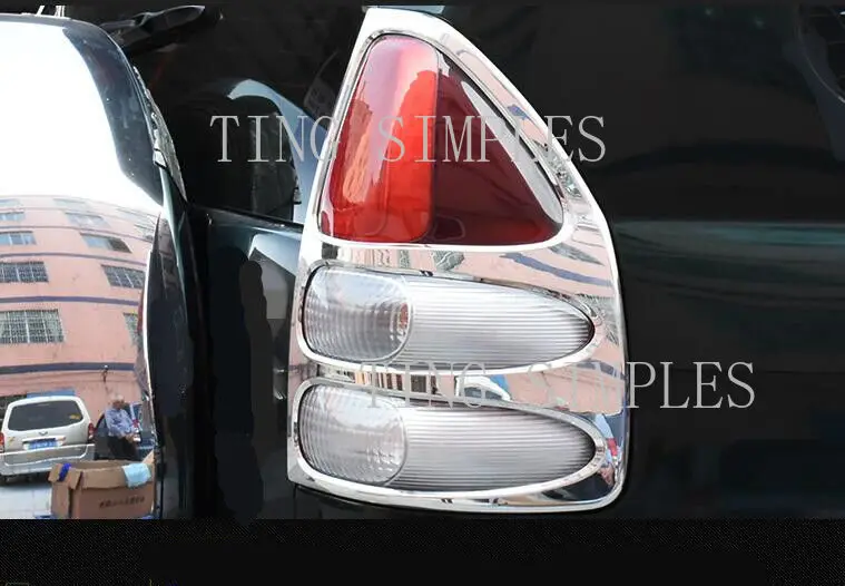

For Toyota Land Cruiser Prado 120 FJ120 2003 2004 2005 2006 2007 2008 2009 Rear Light Trim Hood Car-Styling Accessories