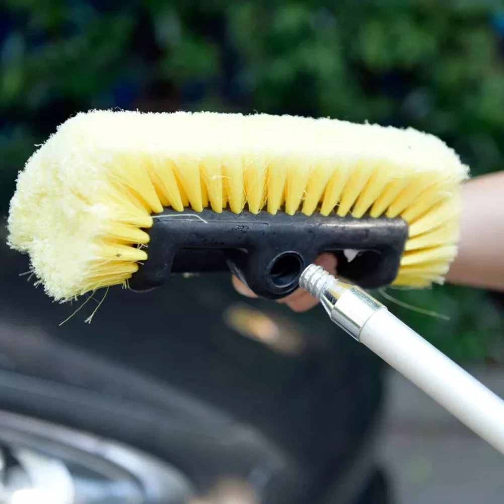 10 "Auto Waschen Pinsel Kopf Für Auto RV Lkw Boot Camper Außen Dach Fenster Waschen Reinigung Pinsel Nylon Auto reinigung Werkzeuge