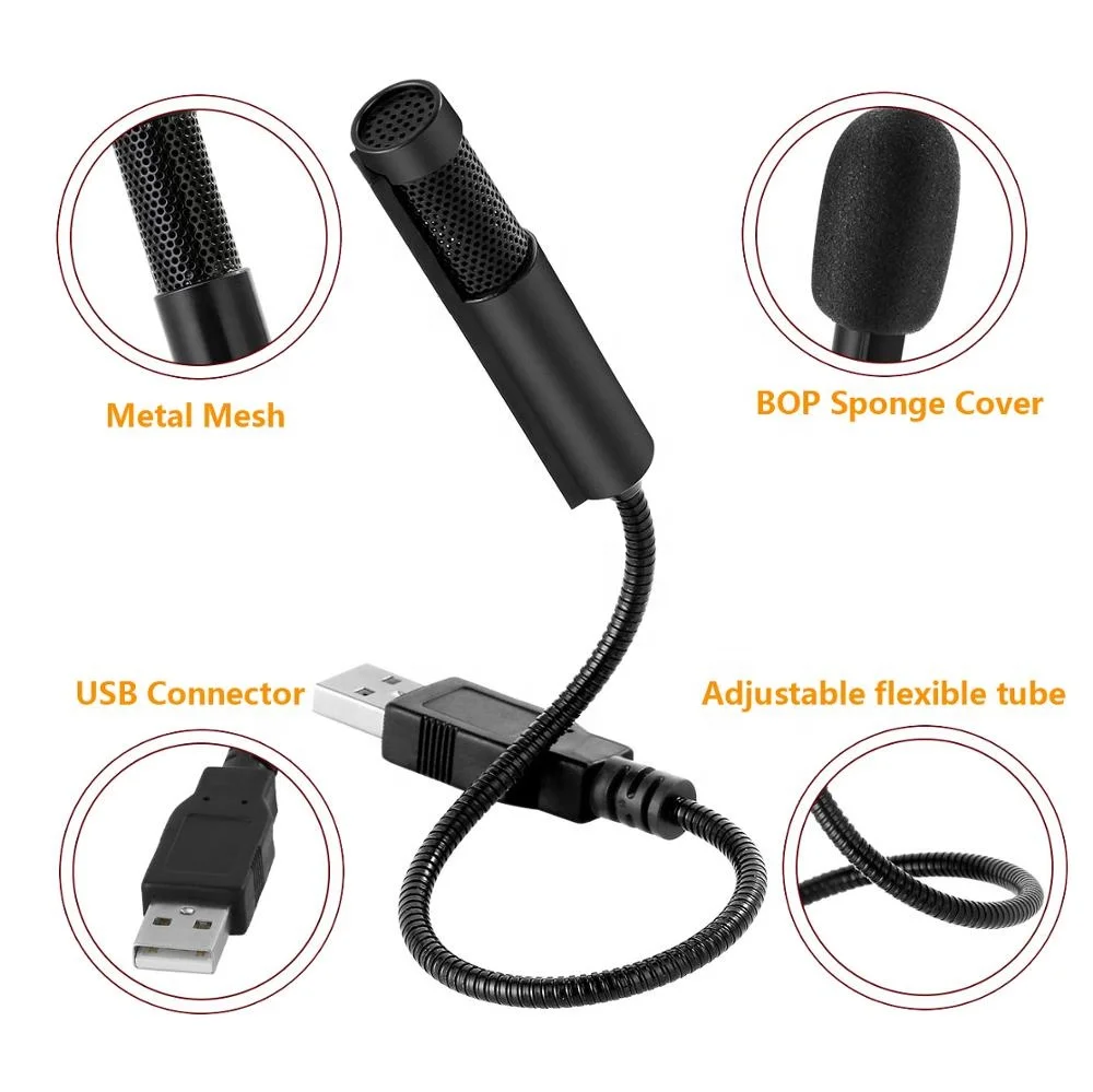 

Yanmai Usb Gooseneck Microphone Professional for Gaming Recording Streaming Studio Youtube Video On Pc Mic Audio Recording
