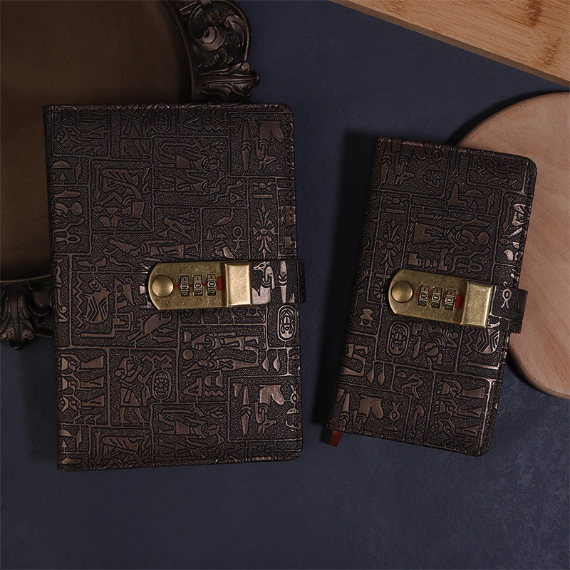 Notebook Diary Journal Notebook Diary Retro Notebook 200 Pages A5A6 Code With Lock Diary Book Notepad Agenda Planner Retro Notebook Simple Hand Account Book Journal