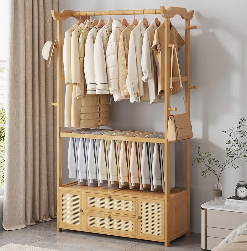 Wardrobes Clothes Closet Organizer Pared Hangers Furniture Coat Rack  Bedroom Closets Home Roupeiros Perchero Burro De Ropa