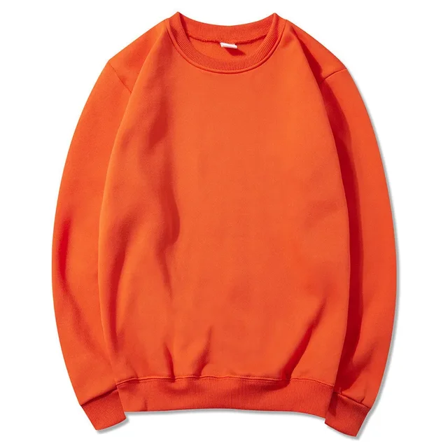 2025 printemps et automne marque de mode couleur unie col rond pull à manches longues pour hommes et femmes mode chemise de sport décontractée 1