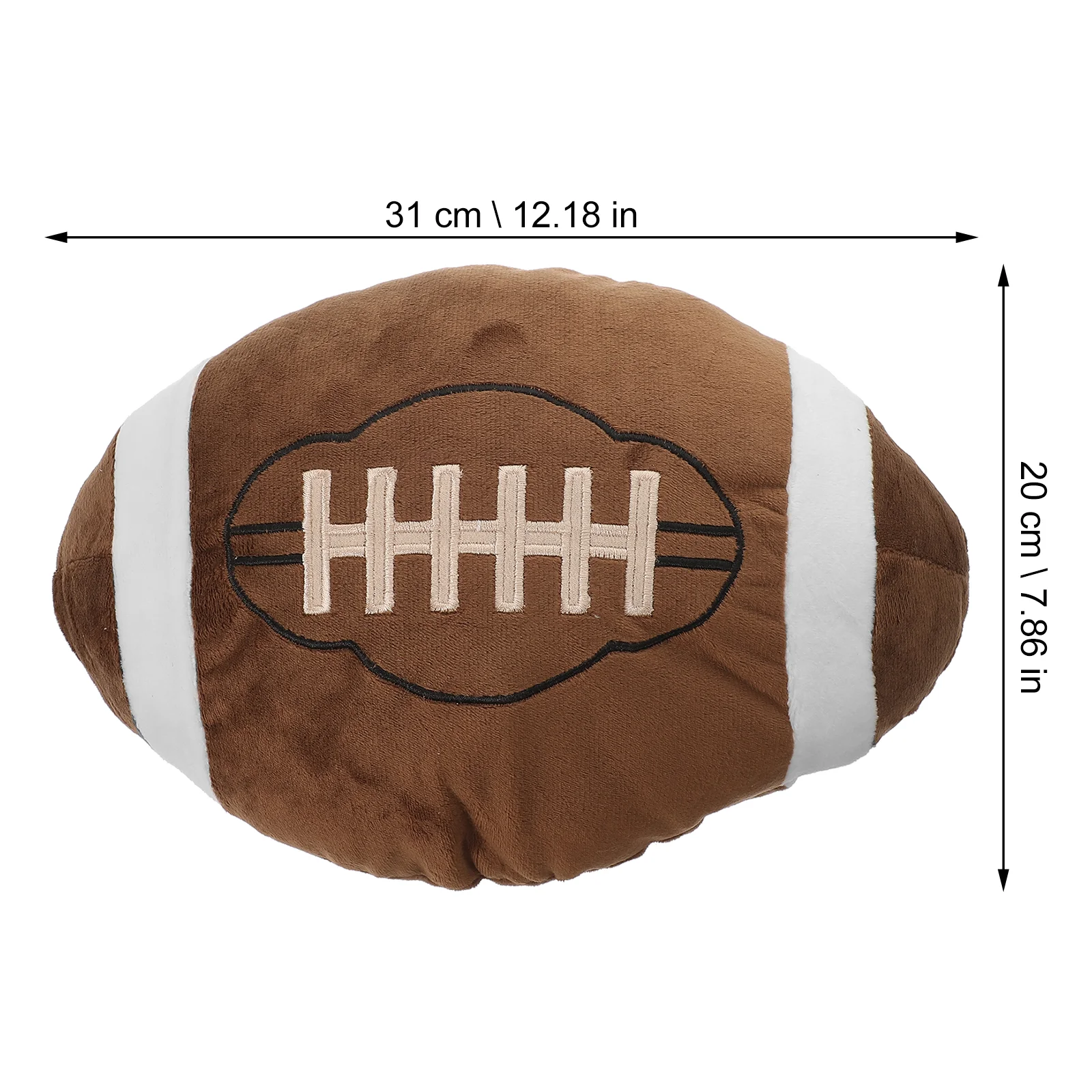 Plush Ball Toy Stuffed Football Pillow Winter Sports Themed Pillow Boy Birthday Gift Football Toy 6