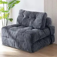 Vacuum Compression Sofa Foldable Simple Fabric Corner Modular Couch Floor Multi Function Nordic Living Room Bedroom Decoration 6