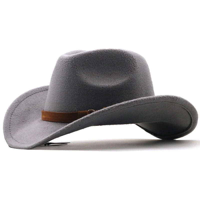 Western Cowboy Hat Fedora Hat Men Large 