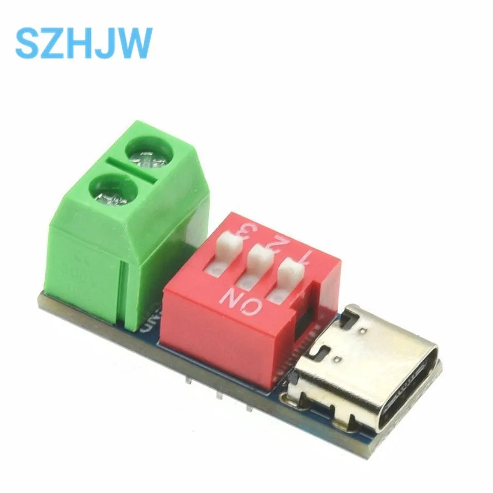 Type-C-PD-QC-Trigger-5V-20V-Dial-Code-Adjustment-DC-Voltage-Power ...