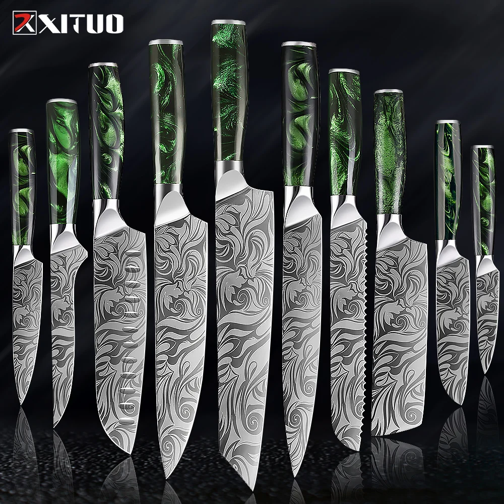 Kitchen knife Set 1-8pc for Cooking kitchen knives