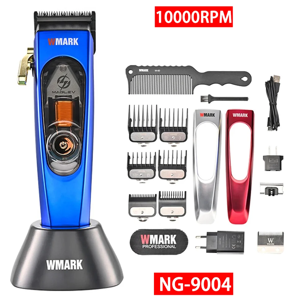 WMARK W-MAGLEV MOTOR バリカン 10000 RPM WMARK NG-9004 Maglev Motor Professional Hair Clipper for