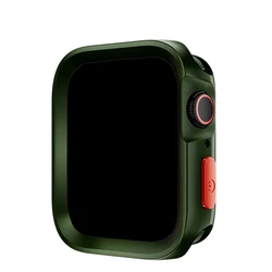 Durable Soft TPU Protective Apple Watch Case - Anti-Drop Bumper Cover for 49mm (Army Green)