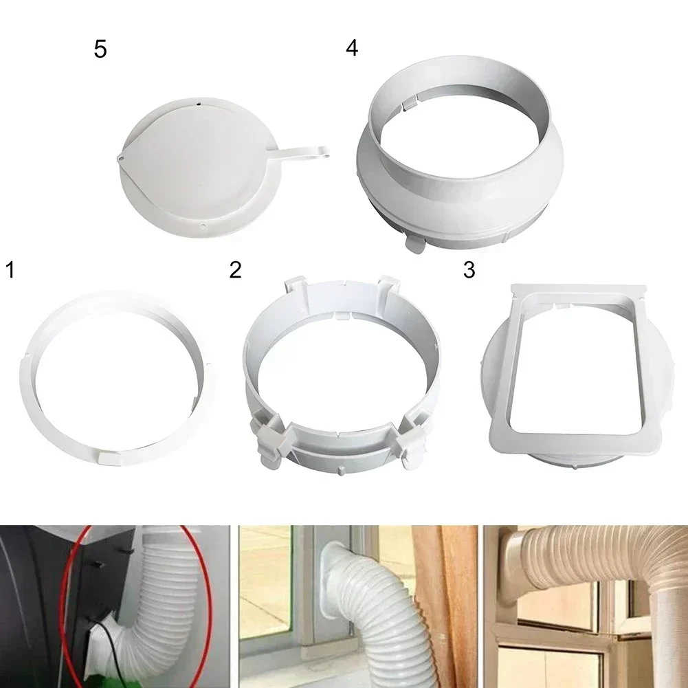 15cm Diameter Window Seal Air Vent Exhaust Duct Pipe Hose Interface for Portable Mobile Air Conditioner