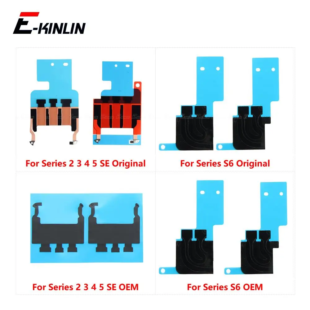 2Pcs Lcd Flex Cable Black Heat Sticker Per Apple Watch Series 7 8 4 5 Se 6 45Mm 41Mm 40Mm 44Mm Nastro Adesivo Colla Parti Di Riparazione