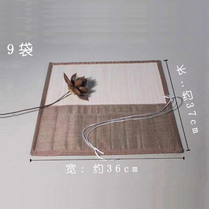 중국 스타일 브러시 펜 롤, 서예 브러시 홀더, 전통 잉크 그림 액세서리