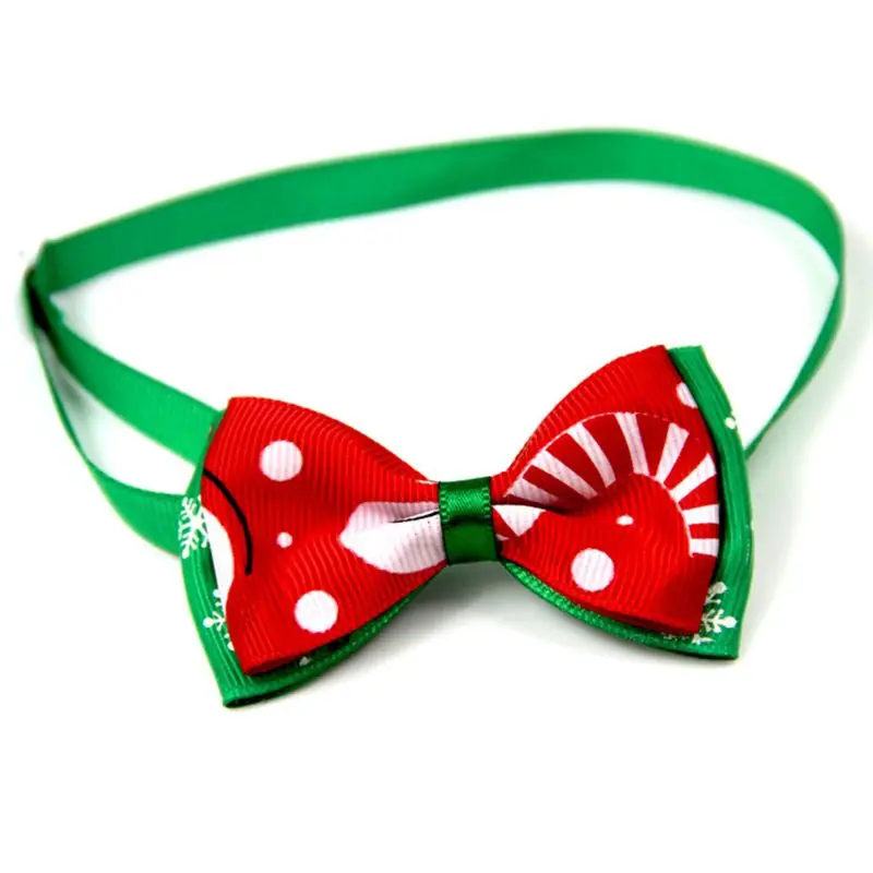 

16 Pcs Dog for Cat Collar Christmas Dog Collar Bow Tie Festival Pet Lovely Decor Dog Collar Soft and Comfortable Collar