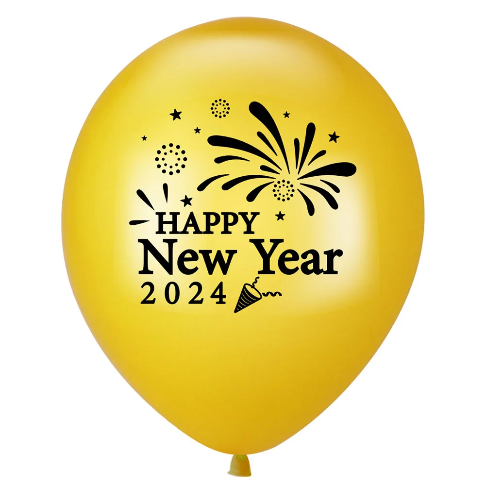 

50pcs Balloon 2024 New Year Party Decoration Balloons Happy NewYear Balloons 2024 New Year’s Eve Balloons Decorations