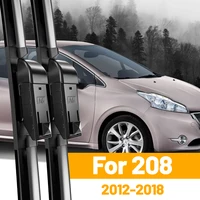 Wiper Front Wiper Blades For Peugeot 208 2012 - 2018 2013 2014 2015 2016 2017 Windshield Windscreen Window 26"16" Accessories 1