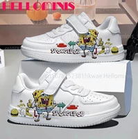 SpongeBob Fashion Casual shoes sneakers for children Student Kid basketball girls boys Running Sports Shoes Gift