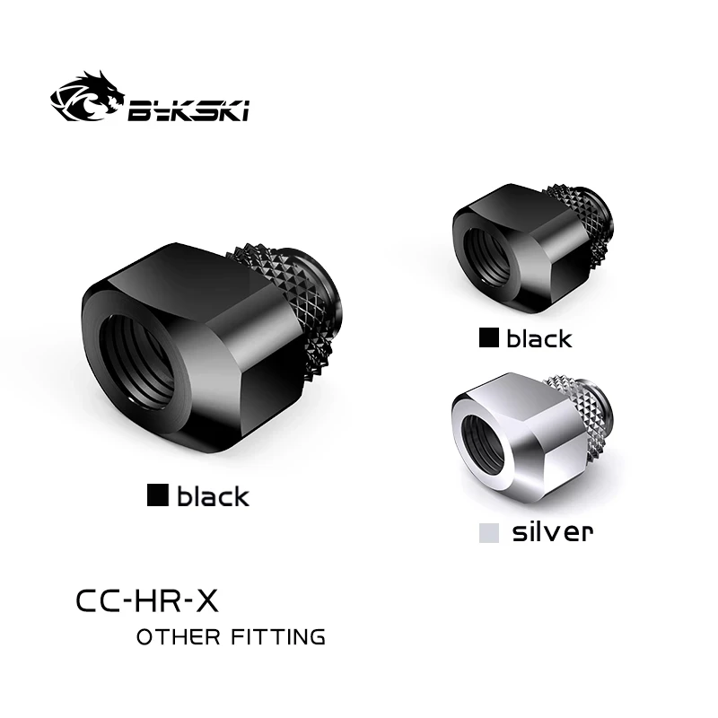 

Bykski G1/4'' 6mm Eccentric Fitting 360 Degree Freely Rotary Joints Computer Water Cooling Offset Adapter Connector CC-HR-X