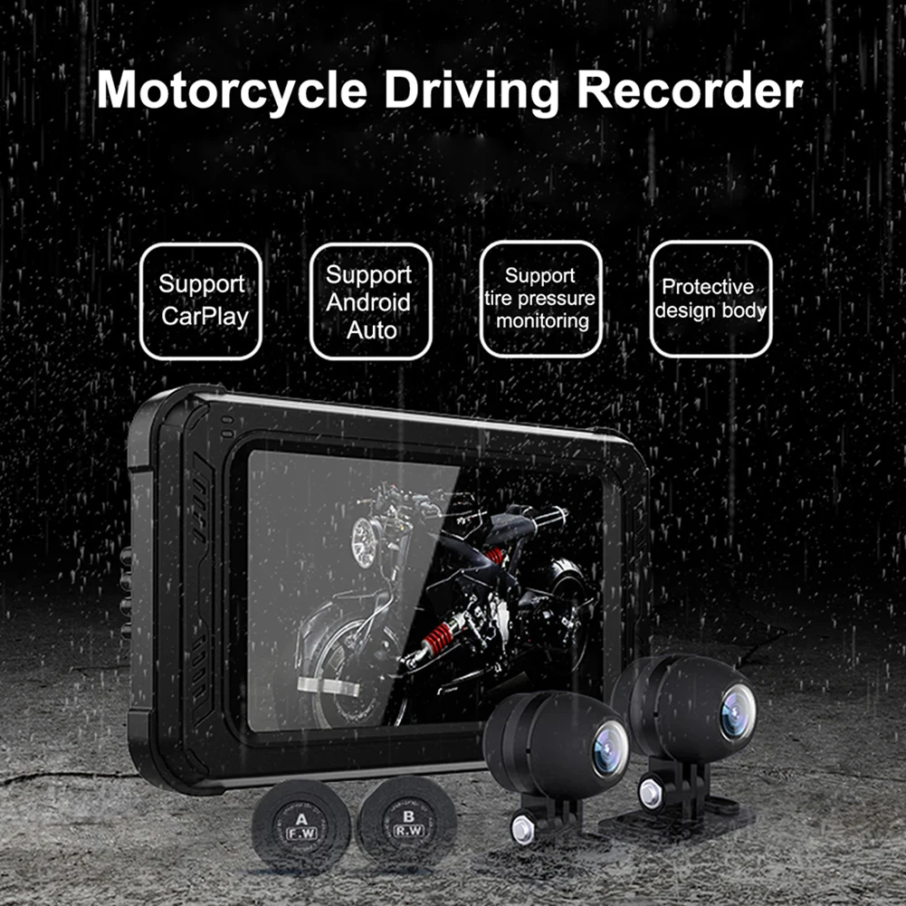 Motorcycle Carplays Navigation Device Portable Motos Nav Instrument Motos Supplies