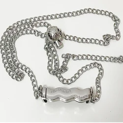 Universal Crossbody Phone Chain with Detachable Lanyard and Stand Functionality - Metal (Clip with Chain 6)
