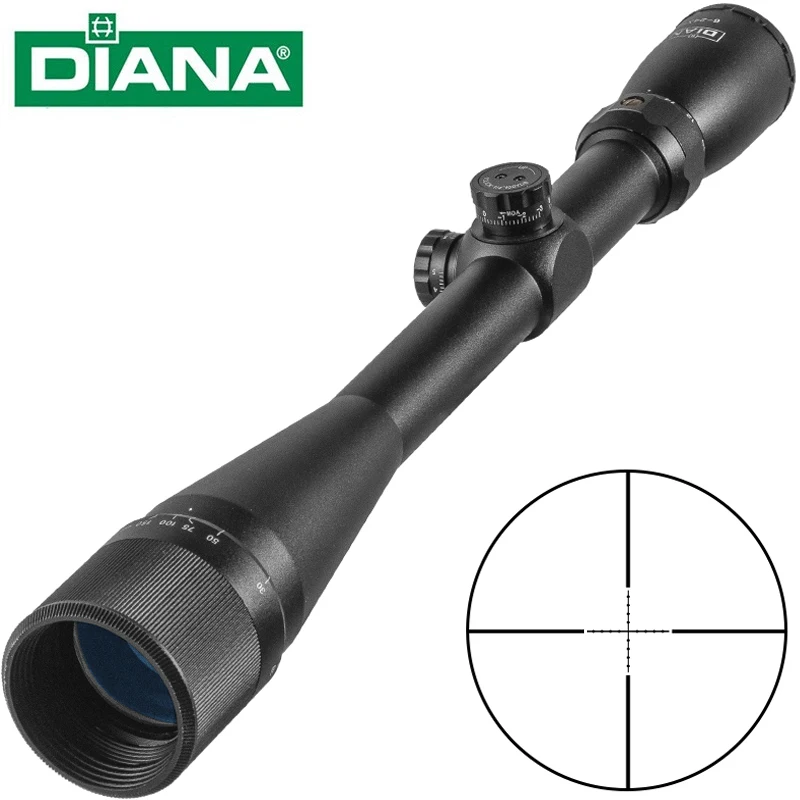 DIANA 6 24x42 AO de visée tactique Mil Dot réticule viseur optique portée de fusil