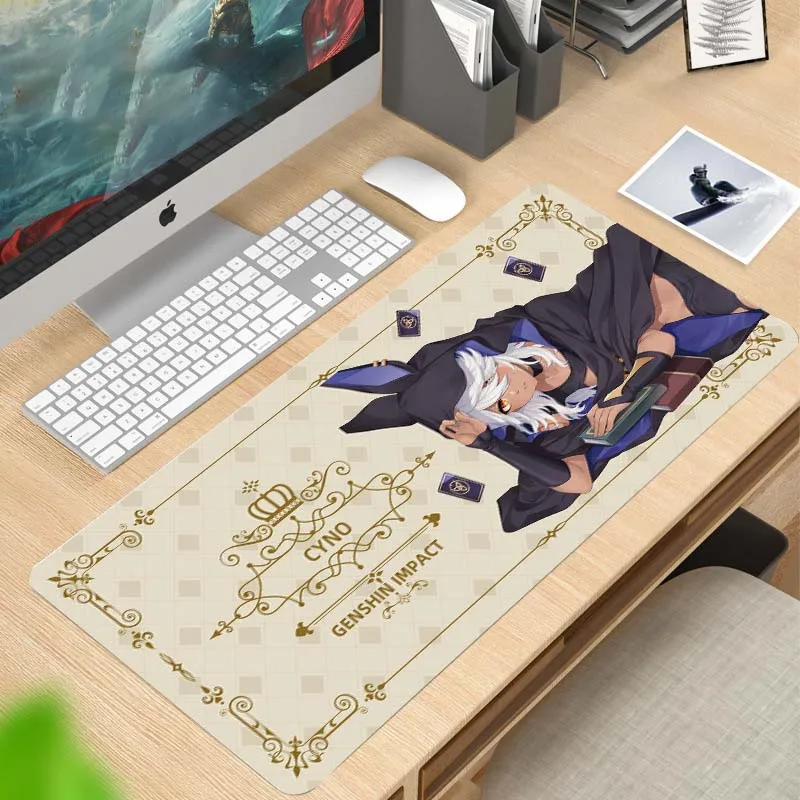 

Game Peripherals Genshin Impact Cartoon Mouse Pad Two-Dimensional Color High-Definition Anti-Slip Table Mat Gift for Friends