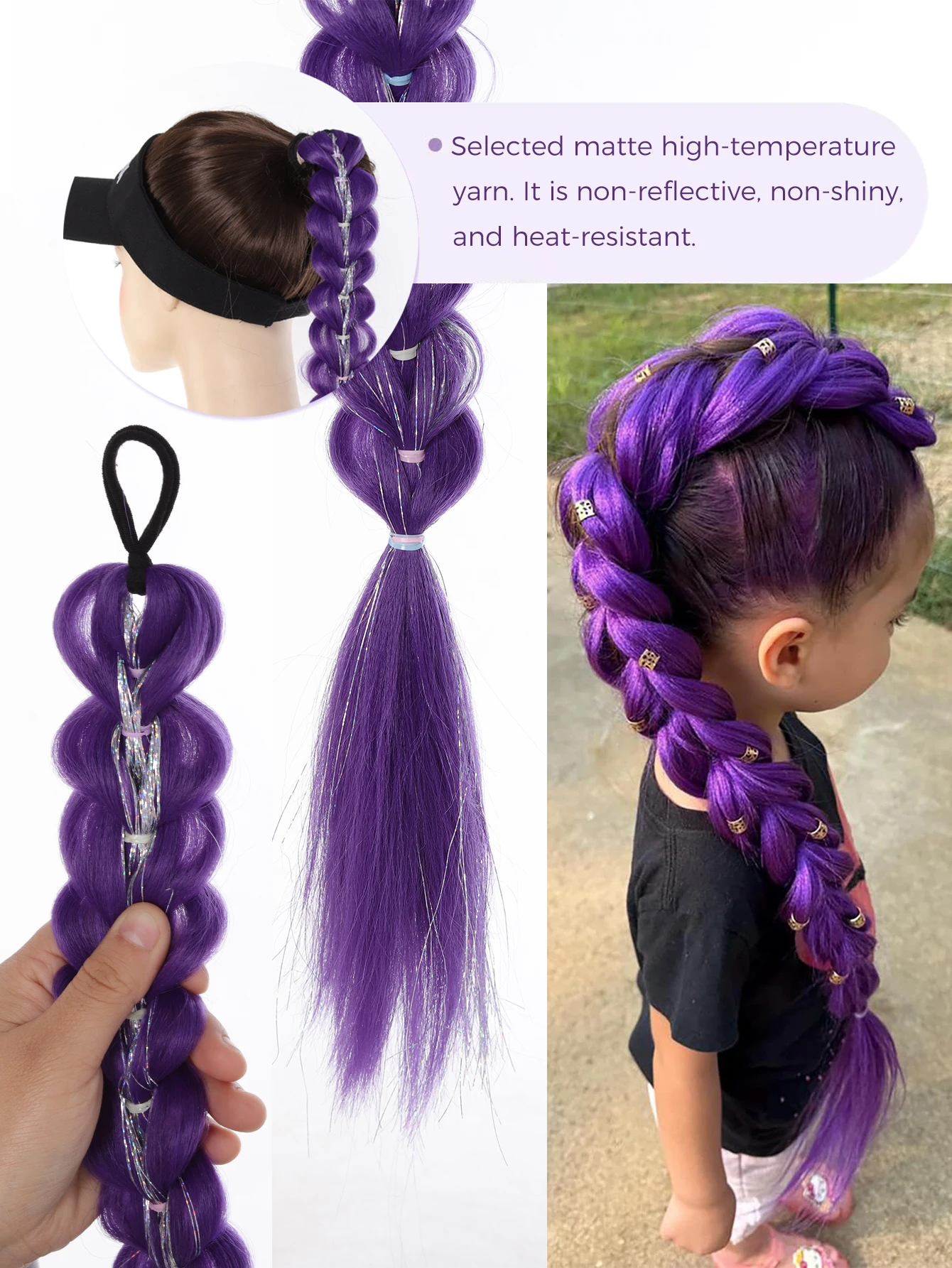 braid hanging naturally