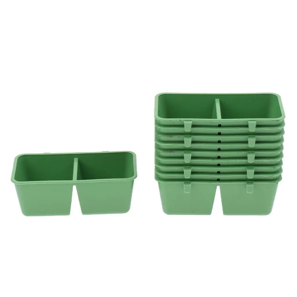 Bird Parrot Feeding Cups Food Water Bowls Dish for Small Animal Chinchilla Ferret Cockatiel Conure Parakeet 10x