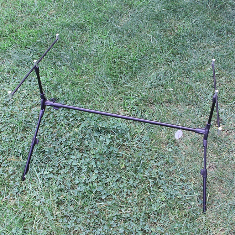 In Stock Adjustable 3 Rod Pod Aluminium Carp Fishing Rod Pod 12Ft