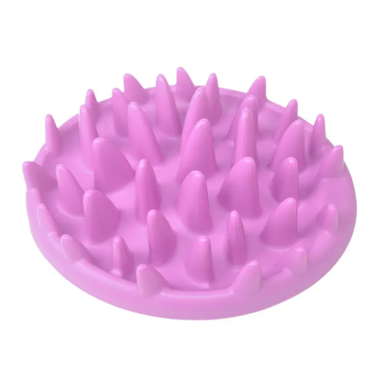 

Cat Food Utensils Dog Bowl Cat Rice Bowl Pet Soft Glue Slow Food Bowl
