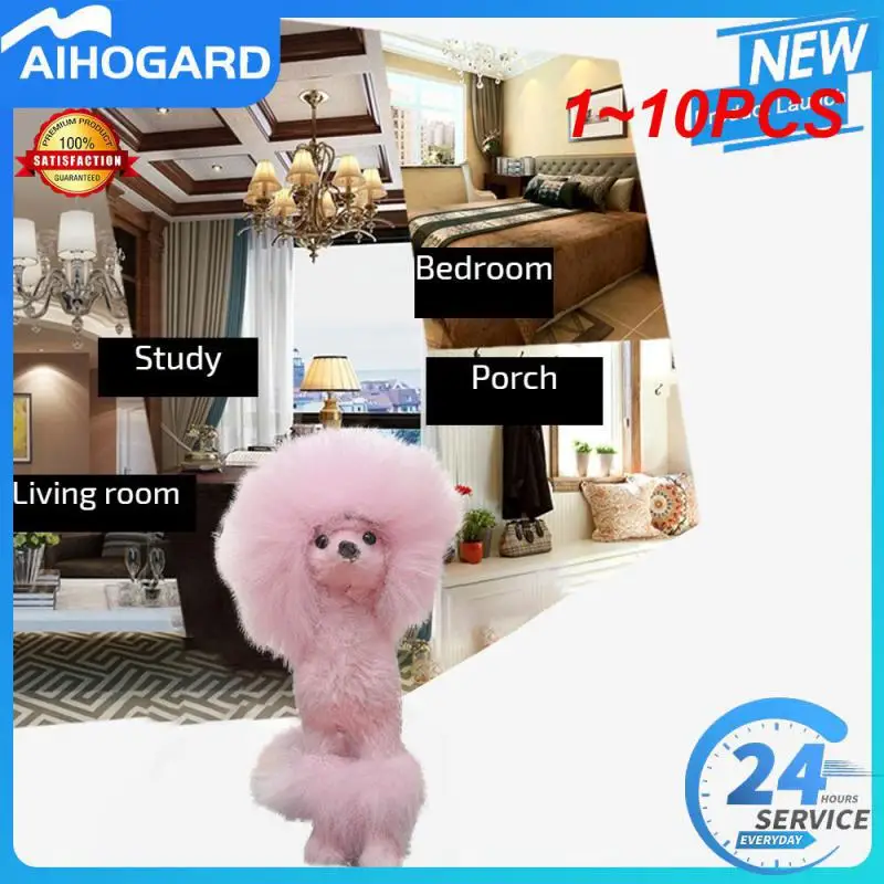 

1 ~ 10 шт. домашняя мебель, маленький пудель, удобное ощущение, сложно сломать, динамичный и реалистичный, интегрированный мех и мех