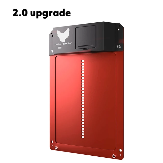 Automatic Chicken Coop Door Opener with Timer & Light Sensor Waterproof Pet Flap Accessories