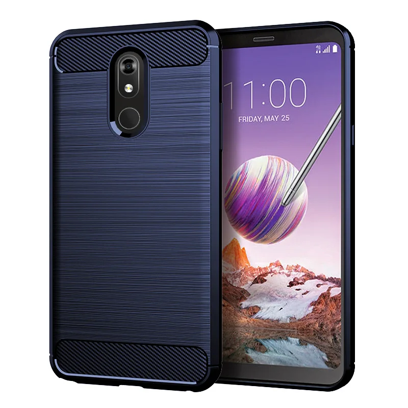 Soft TPU Matte Shockproof Carbon Fiber Phone Cover - Silicone Case Coque s
