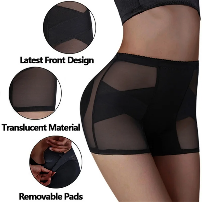 shapewear for dresses Women Butt Lifter Control Panties with Pad Hip Enhancer Push Up Body Shaper Pant Underwear Butt Body Shaper Fake Butt BShapewear plus size shapewear