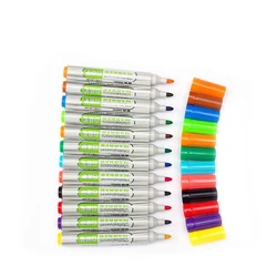 Erasable Whiteboard Marker for Temporary Art and Decor on Various Surfaces (2.6mm 12pcs Mix)