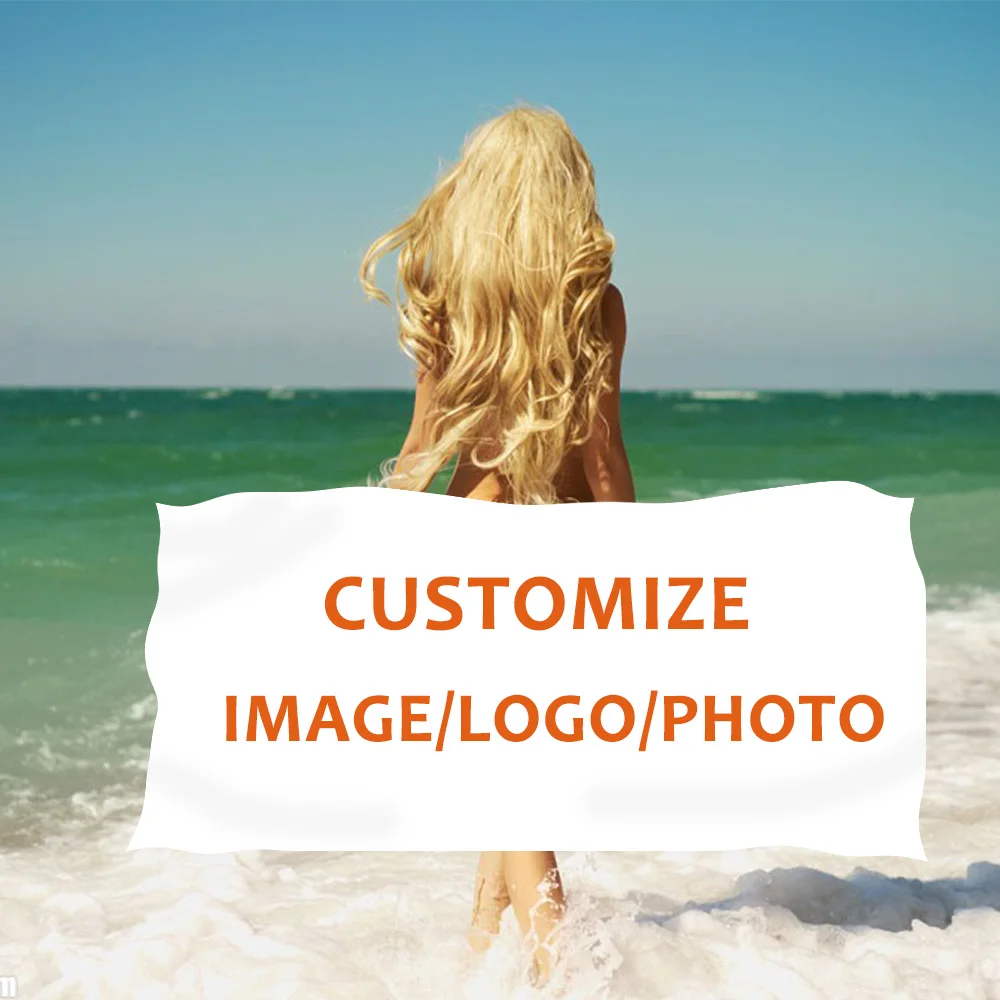 

Customized Shower Curtain Cute Fashion Cool Soft Beach Towel Home Decor Bathroom Towel
