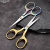 Vintage Stainless Steel Scissors Plum Blossom Pattern Fabric Thread Sewing Scissor Embroidery Sewing Shears Embroidery Scissors 3