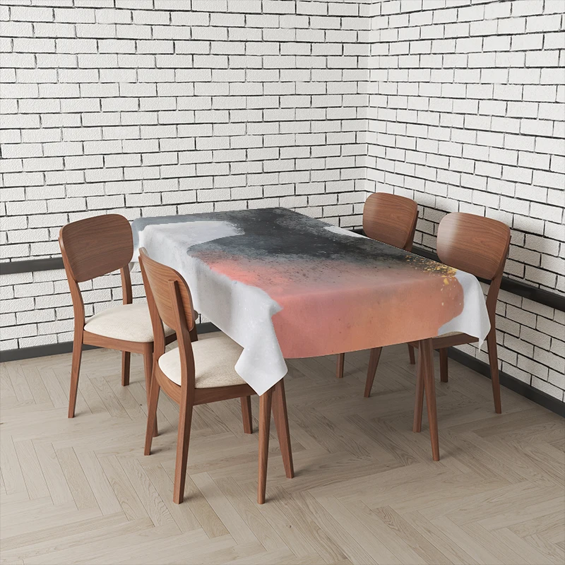 Home tablecloths for dining  Anime decoration and rectangular table accessories waterproof cloth Anti-stain tablecloth aaaa 5