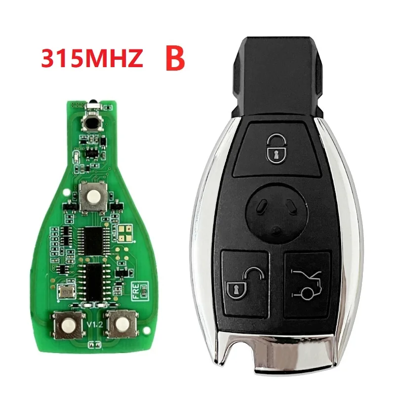 CN002101 BGA 315/434MHZ 3/3+1 Button Smart Remote Key Fob for A C E S Class GLK GLA W204 W212 W205 8