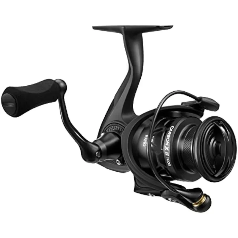 

Piscifun Carbon X II Spinning Reels, Light to 5.5oz, Upgrade Carbon Frame Rotor, 22LBs Max Drag, 10+1 Shielded BB