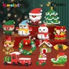 Christmas Gifts Micro Building Block Santa Claus Reindeer Christmas Eve Puzzle Assembling Bricks Table Children Xmas New Year 1