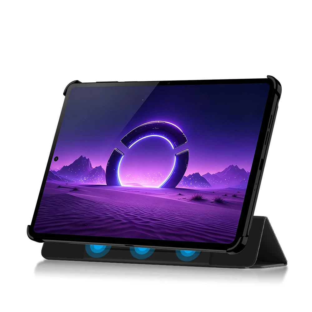 Enhanced Product Title: Premium PU Leather Magnetic Detachable Tablet Protective Case